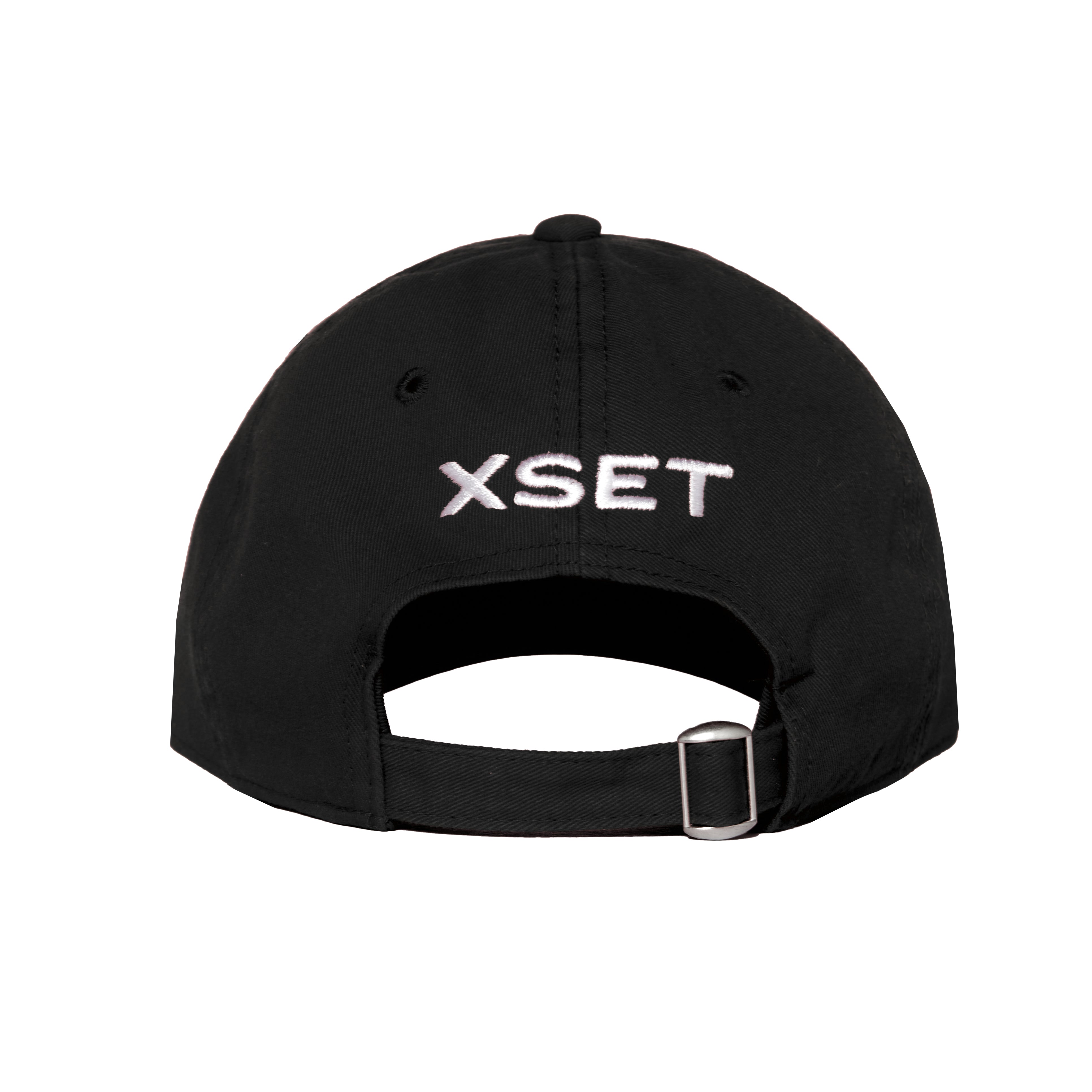 XSET CORE LOGO DAD HAT BLACK