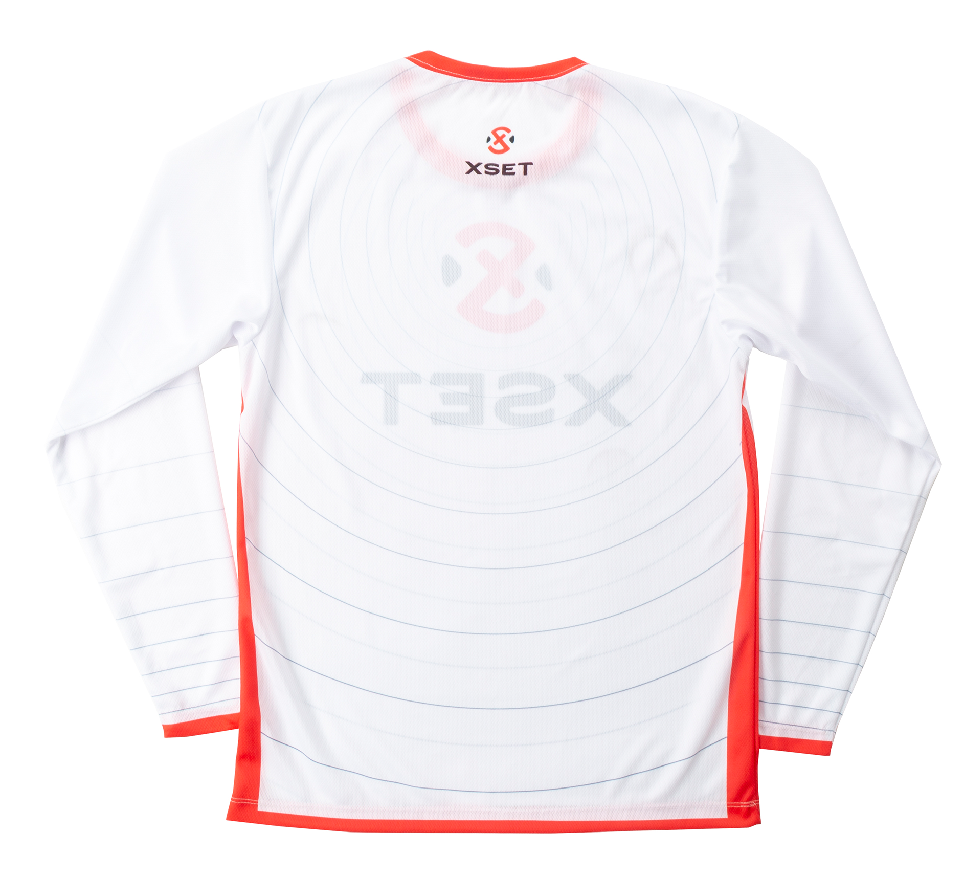 The Official XSET Jersey - First Edition in White - Back View